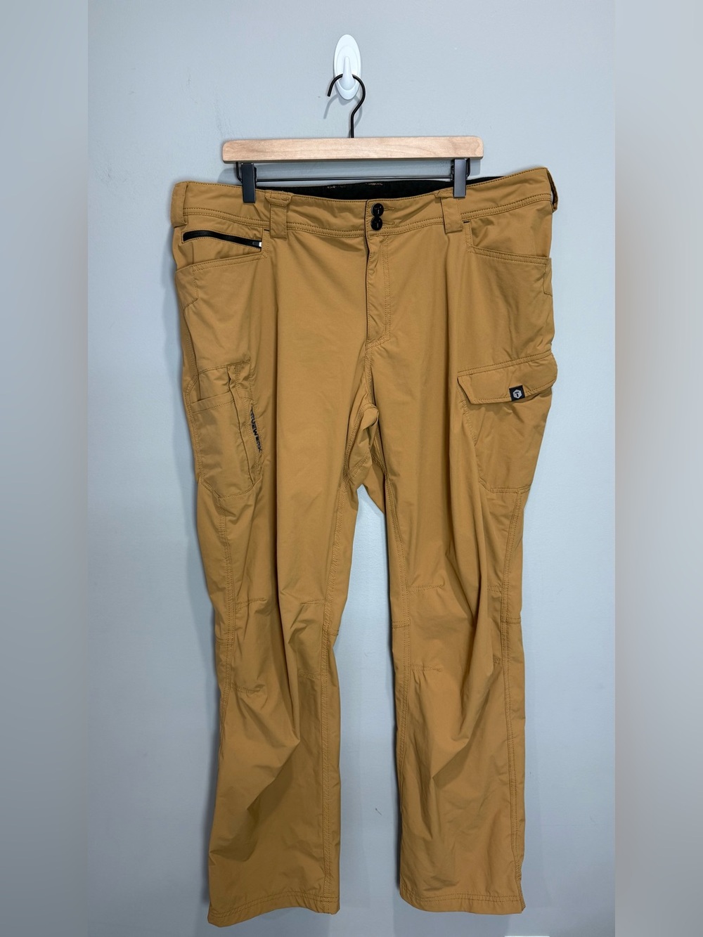 TRUEWERK T1 WerkPant Men’s 40x32 Brown Stretch Utility Work Cargo Pants